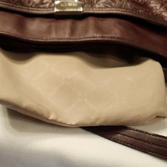 Rosetti Brown BURGANDY FAUX LEATHER SHOULDER/CROSS BODY BAG - Picture 12 of 15